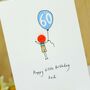 Personalised Handmade Button Balloon Birthday Card, thumbnail 3 of 7
