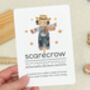 Dangly Scarecrow Educational Flashcards, thumbnail 1 of 5
