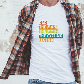 Cycling Dad T Shirt Gift For Father’s Day, 4 of 9