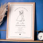 Personalised Couples First Dance Wedding Print, thumbnail 1 of 7
