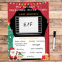 Family Christmas Movie Reusable Whiteboard Sign, thumbnail 3 of 5