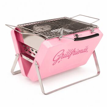 Personalised Pink Portable BBQ Suitcase, 3 of 4