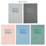 Personalised Typographic A5 Cloth Bound Notebook, thumbnail 3 of 12