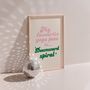 Favourite Yoga Pose Funny Quote Print, thumbnail 1 of 3