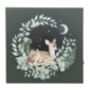 Light Up Fawn Canvas Wall Art Framed, thumbnail 5 of 5