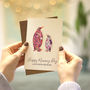 Personalised Mother's Day Liberty Penguin Card For Her, thumbnail 5 of 6