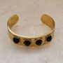 Black Agate Cuff Bangle, thumbnail 5 of 8