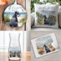 Personalised Schnauzer Dog Beach Walk Collection, thumbnail 1 of 8
