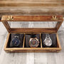 Personalised Wooden Watch Box, thumbnail 1 of 6