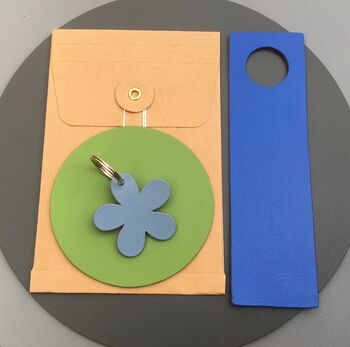 Letterbox Gift Set: Keyring, Bookmark And Coaster, 7 of 9