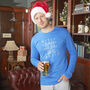 Bah Humbug Men's Anti Christmas Long Sleeved T Shirt, thumbnail 2 of 8