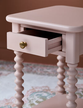 Harlow Bedside Table In Desert Rose, 5 of 5
