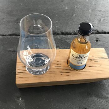 Whisky Miniature And Glass Holder, 2 of 3