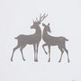 Winter Stag Stoneware Dinner Plates, thumbnail 5 of 7
