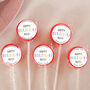 Personalised Sprinkles Birthday Small Lollipops Set, thumbnail 1 of 3