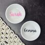 Personalised Script Mini Jewellery And Trinket Dish, thumbnail 3 of 6