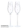 Personalised Mr And Mrs Pair Of Champagne Flutes In Silk Lined Gift Box – Perfect Wedding Gift For Newlyweds, thumbnail 5 of 5