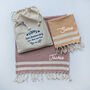 Personalised Tea Towel, Kitchen Towel, Cotton Anniversary Gift, thumbnail 3 of 9