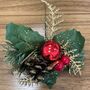 Christmas Decoration Red Christmas Pick Two X Pack, thumbnail 2 of 2