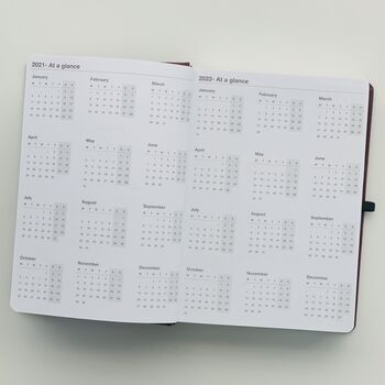 A5 Undated Daily Diary/Planner Based On 'The Now Habit', 4 of 7