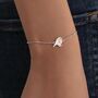 Robin Bird Bracelet In Sterling Silver, thumbnail 1 of 12