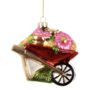 Glass Wheelbarrow Christmas Decoration, thumbnail 2 of 3