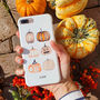 Little Pumpkins Personalised Phone Case, thumbnail 4 of 5