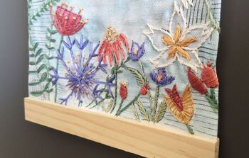 Summer Garden Embroidery Hanging Panel, 11 of 12