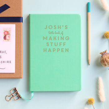 'Making Stuff Happen' Personalised Planning Notebook, 5 of 12