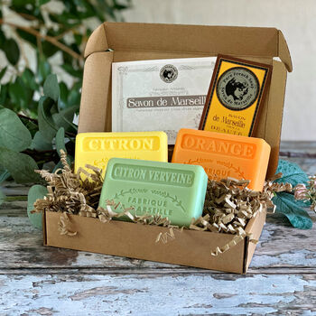 Three ‘Citrus’ Fragranced Handmade French Soaps, 2 of 10