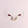 9ct Solid Gold Spike Screw On Helix Septum Nose Ring, thumbnail 2 of 3