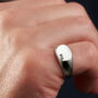 Men's Personalised Signet Ring, thumbnail 3 of 9
