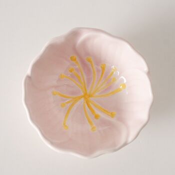 Light Pink Ceramic Flower Bowl, 5 of 5