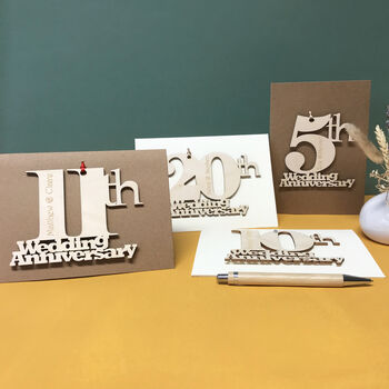 Personalised Anniversary Card, 2 of 10