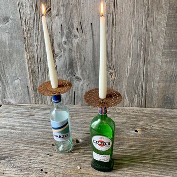 Rusted Candle Drip Holder, 2 of 4