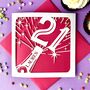 Champagne Bottle Personalised 21st Birthday Card, thumbnail 2 of 4