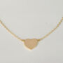 Gold Heart Necklace, thumbnail 2 of 4