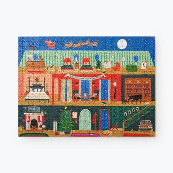 Night Before Christmas Festive 500 Piece Jigsaw Puzzle, 3 of 3