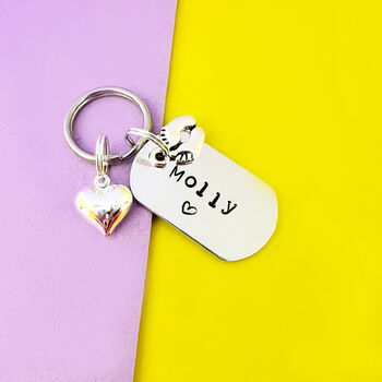 Personalised Baby Name Keyring Keepsake, 3 of 5