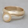 9ct Gold Ring Hand Carved Thick Band, thumbnail 11 of 11