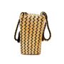 Seranna Natural Black Pattern Handwoven Basket Bag, thumbnail 2 of 5