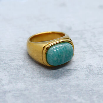 Chunky Stone Ring, 3 of 5