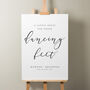 Calligraphy Wedding Card And Gifts Sign 'Harper', thumbnail 5 of 9