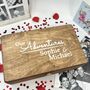 Personalised Our Adventures Wooden Keepsake Box, thumbnail 9 of 11