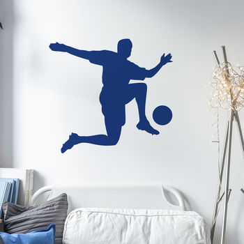 Footballer Player Wall Sticker, 4 of 8