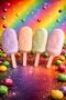 Skittle Flavoured Candy Floss Lollies Gift Set, thumbnail 1 of 9