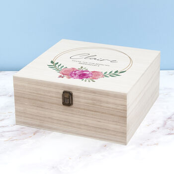 Personalised Wedding Party Memory Box, 7 of 11