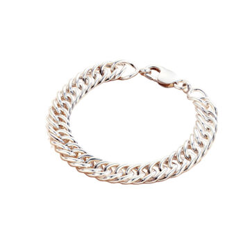 Round Link Curb Chain Bracelet, 2 of 6