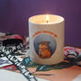 Halloween Guinea Pig 'Be Witch' Candle, thumbnail 2 of 3