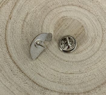 Rainbow And Heart Enamel Pin Badge, 2 of 3